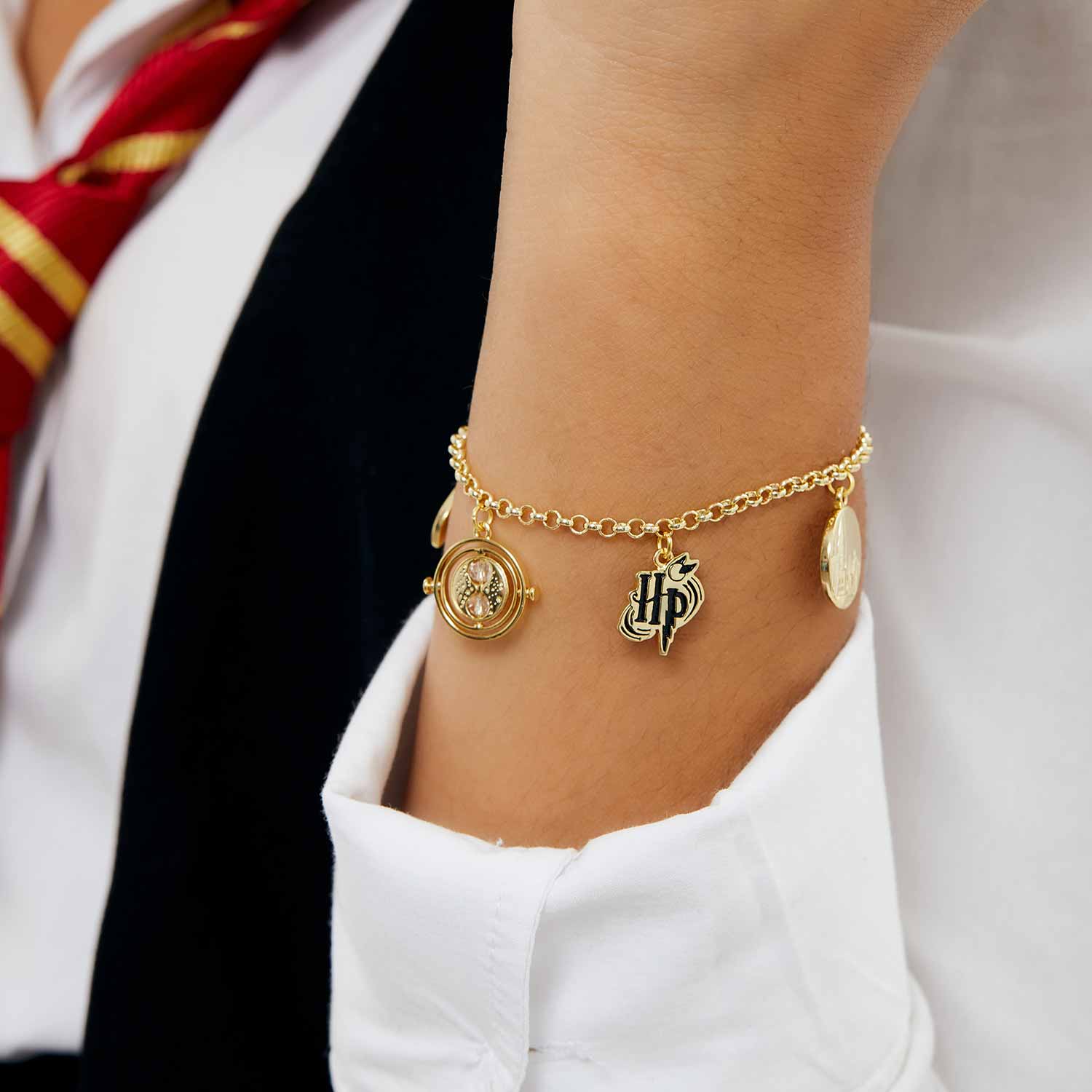 Yellow Chimes Harry Potter Snitch Ball Bracelet Pendant Combo Gold Plated  Charm Bracelet for Girls (Golden) Ring for Women (Silver) - Price History